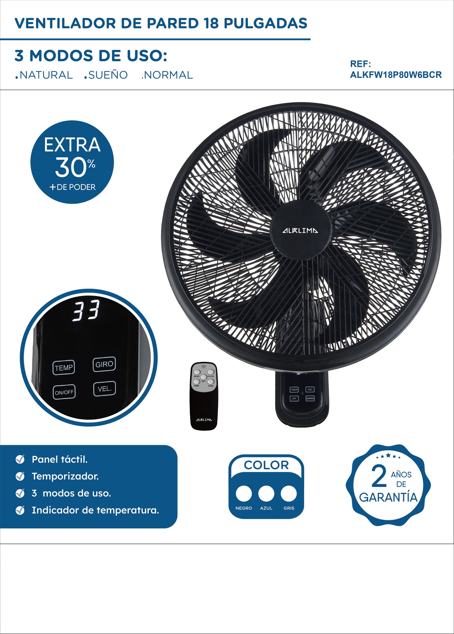 VENTILADOR DE PARED